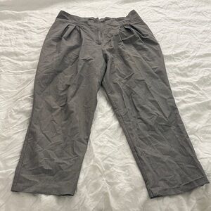 ASOS Gray Ankle Cropped Pants